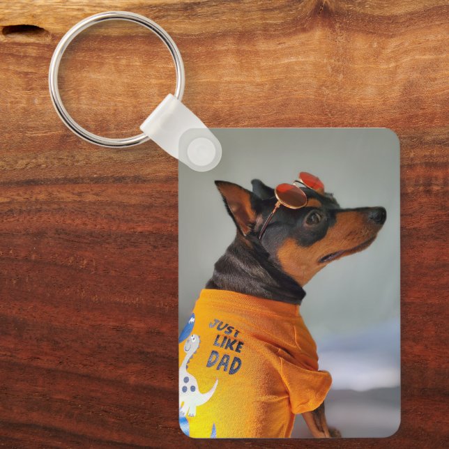  Min Pin Dad Key Ring (Front)