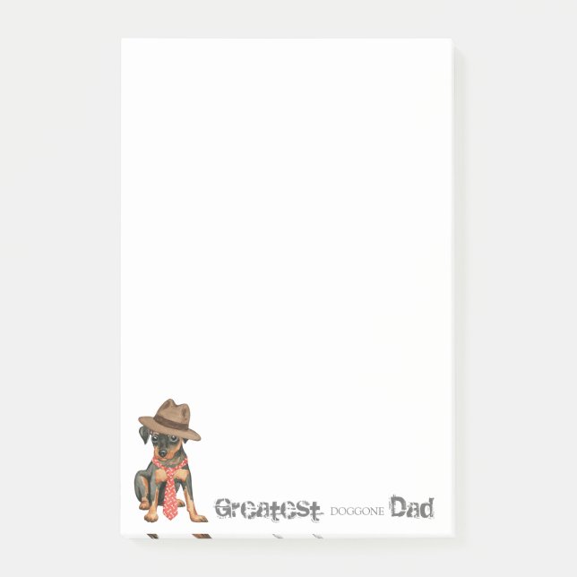 Min Pin Dad Post-it Notes (Front)