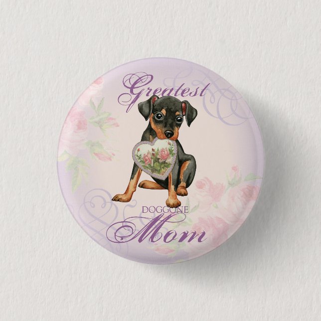 Min Pin Heart Mum (Front)