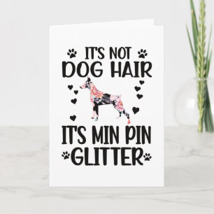 Min Pin Lover Dog Owner Miniature Pinscher Mum Card