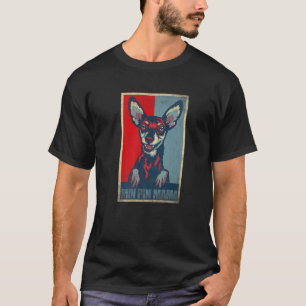 Min Pin Mama Vintage , Dog Miniature Pinscher Mum T-Shirt