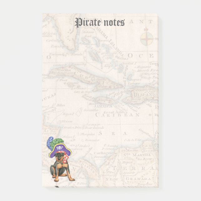 Min Pin Pirate Post-it Notes (Front)