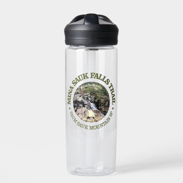 Mina Sauk Falls (rd) Water Bottle (Front)