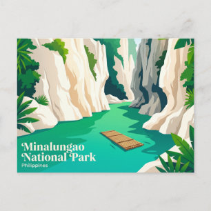 Minalungao National Park Philippines Postcard