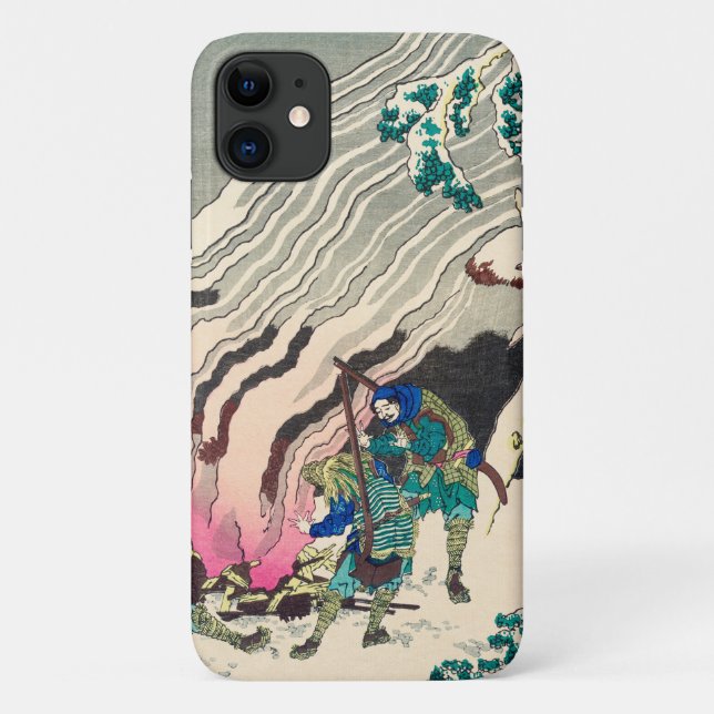 Minamoto no Muneyuki Ason by Katsushika Hokusai Case-Mate iPhone Case (Back)