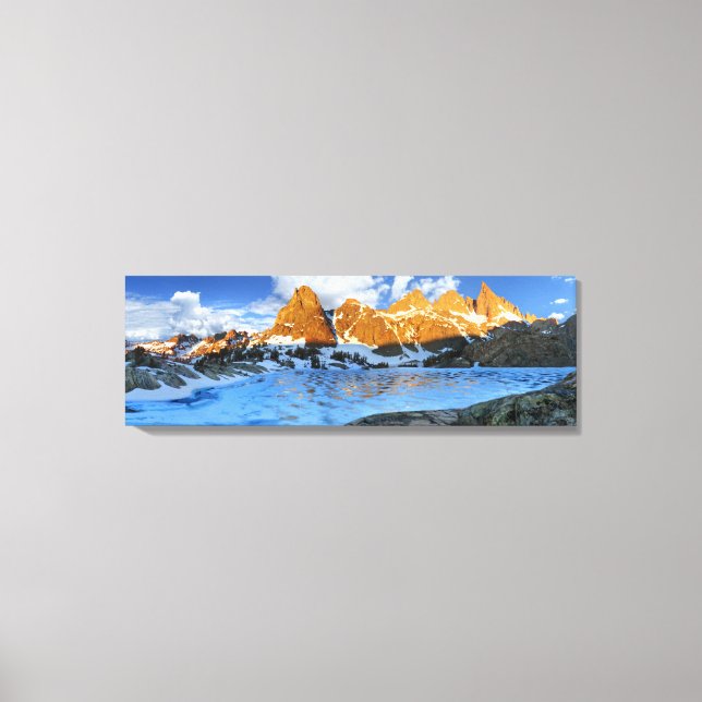 Minaret Lake Sunrise 2 - Sierra Nevada Canvas Print (Front)