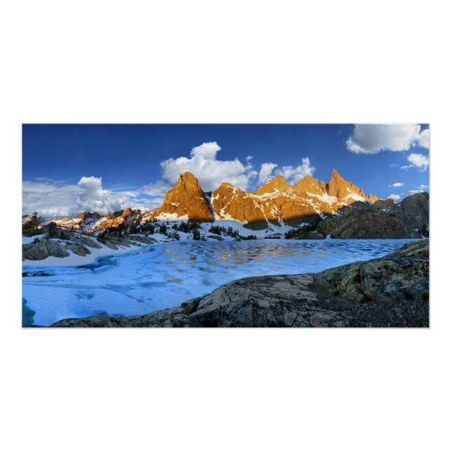 Minaret Lake Sunrise 2 - Sierra Nevada Poster (Front)