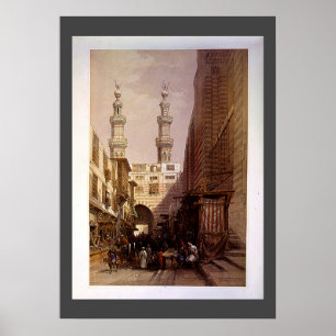 Minarets & Entrance of Metwaleys Roberts/Haghe Art Poster