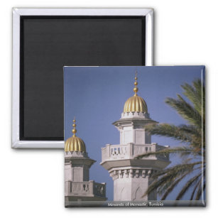 Minarets of Monastir, Tunisia Magnet