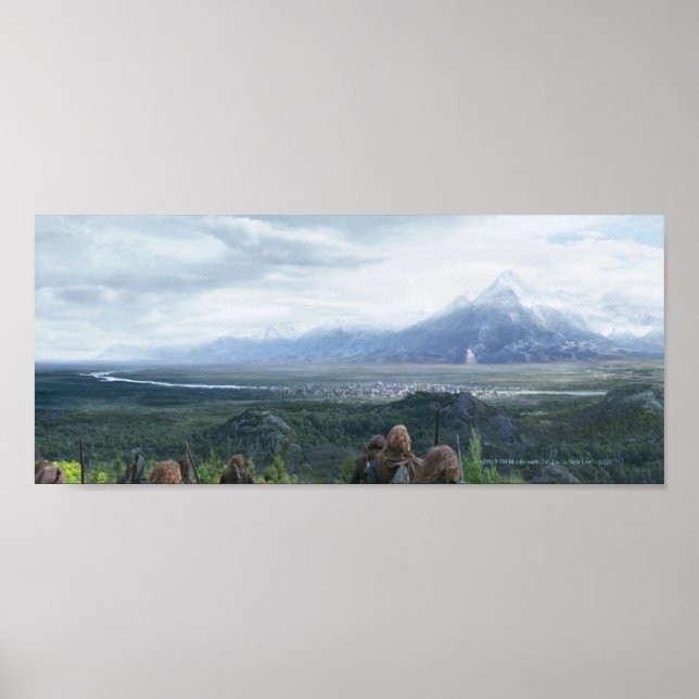 Minas Tirith in View Poster (Front)