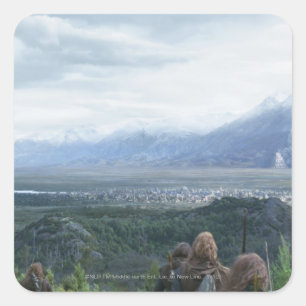 Minas Tirith in View Square Sticker