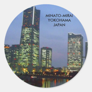 minatomirai classic round sticker