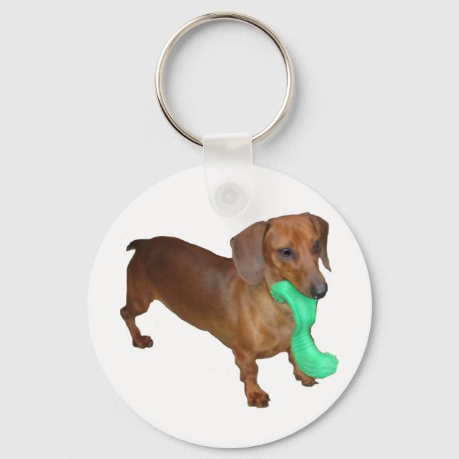 Minature Dachshund Key Ring (Front)
