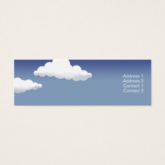 Minature Landscape - Skinny Mini Business Card