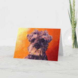 Minatureschnauzer Card