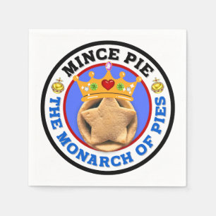 Mince Pie - The Monarch of Pies Napkin