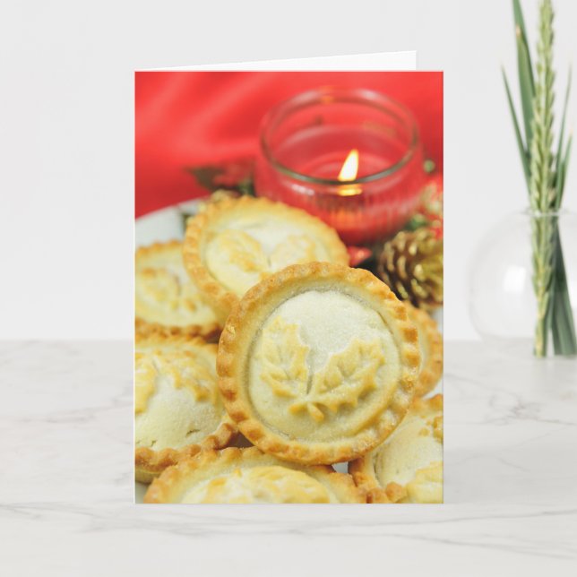 Mince pies for Christmas Holiday Card (Front)