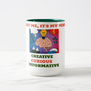 Mind 15 oz. Two-Tone coffee mug
