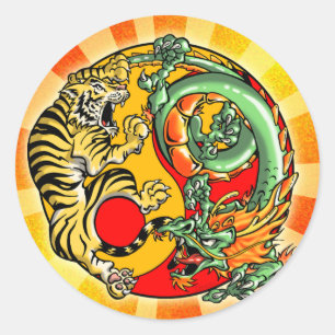 Mind and Body is One Classic Round Sticker