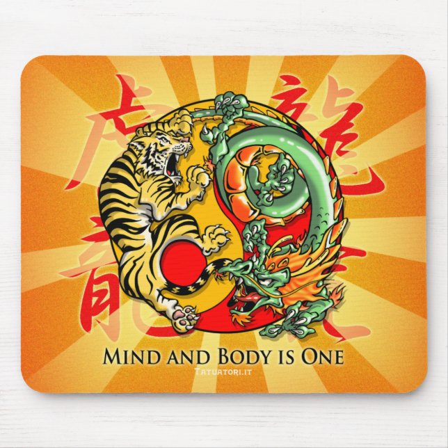 Mind and Body is One Mouse Mat (Front)