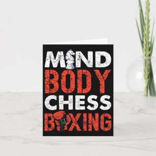 Mind Body Chess Boxing Pionate Spirit Card