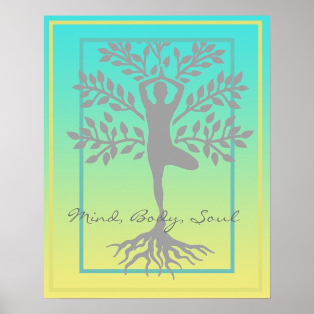 Mind, Body, Soul Meditation Poster (Front)