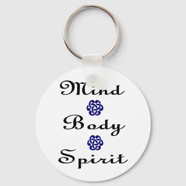 Mind Body Spirit Key Chain (Front)