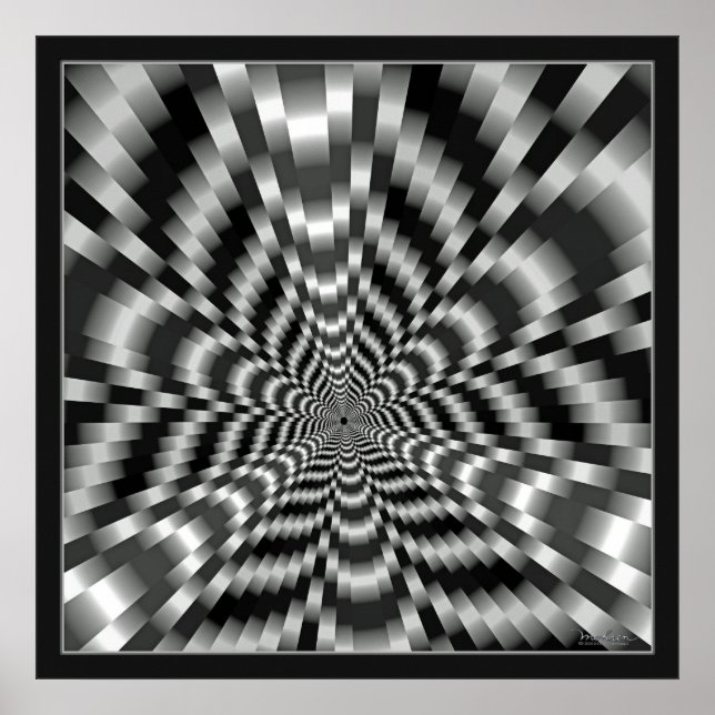 Mind-boggling Tunnel Optical Illusion Poster (Front)