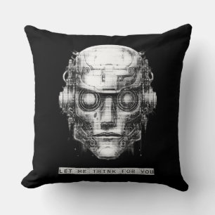 Mind Control Cyberpunk Robot Cushion