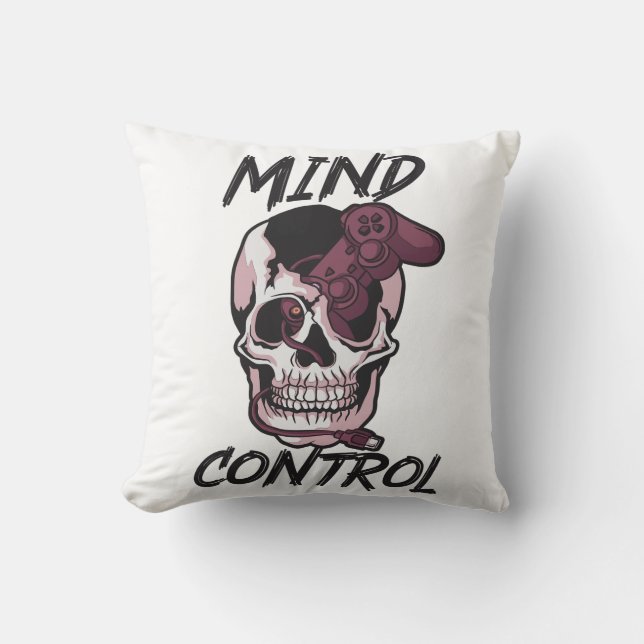 Mind control gaming design cushion (Front)