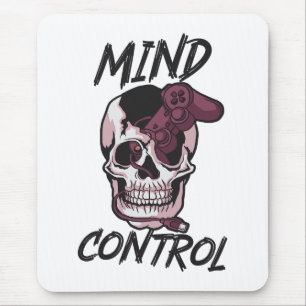 Mind control gaming design mouse mat