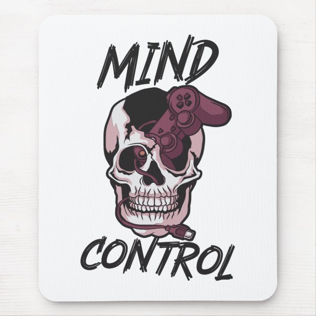 Mind control gaming design mouse mat (Front)