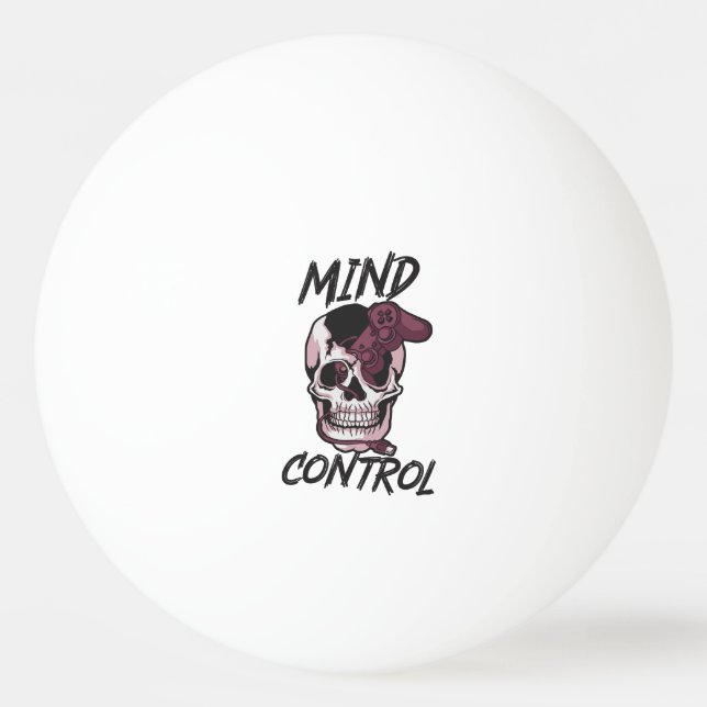 Mind control gaming design ping pong ball (Front)