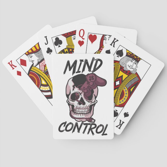Mind control gaming design playing cards (Back)