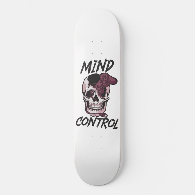 Mind control gaming design skateboard (Front)