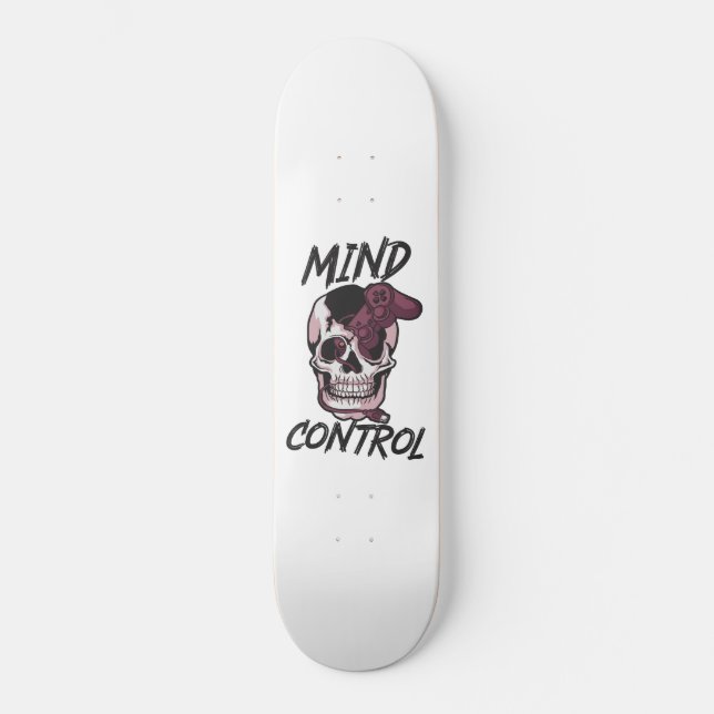 Mind control gaming design skateboard (Front)