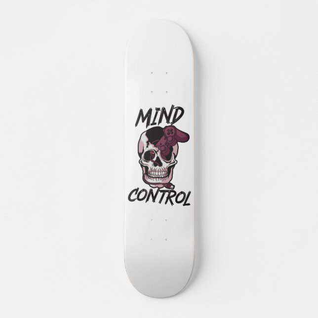 Mind control gaming design skateboard (Front)