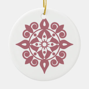 Mind fresh Mandala Design Ceramic Tree Decoration