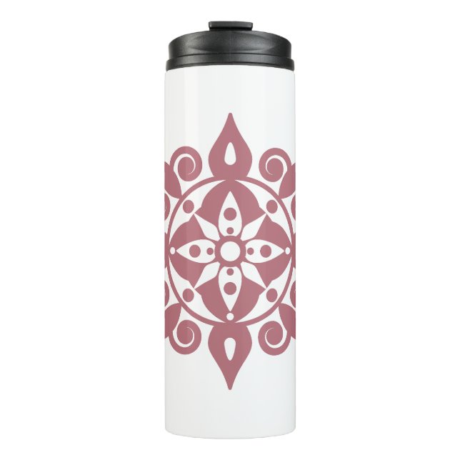 Mind fresh Mandala Design Thermal Tumbler (Front)