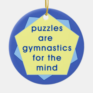 Mind Gymnastics Ceramic Tree Decoration