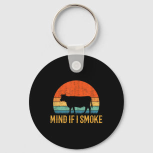 Mind If I Smoke Funny Barbecue Bbq Key Ring
