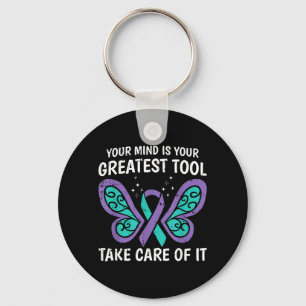 Mind Is Greatest Tool Mental Health Prevent Design Key Ring