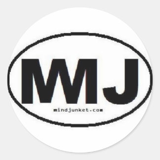 Mind Junket Logo Classic Round Sticker