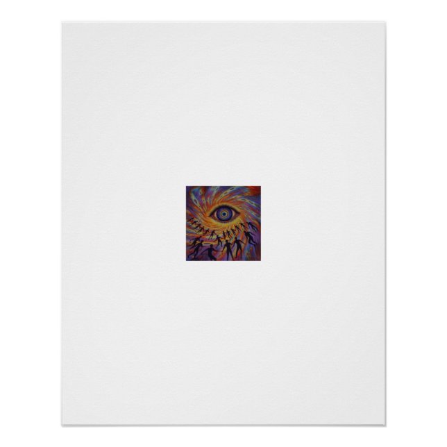 Mind Melting Eye Vortex Dance Poster (Front)