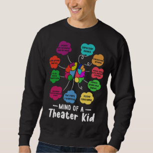 Mind of A Theatre Kid Funny Musical Theatre Actor Sweatshirt