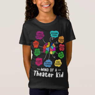 Mind of A Theatre Kid Funny Musical Theatre Actor T-Shirt