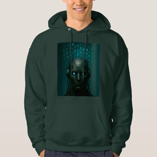 - "Mind of the Machine: Intelligence Unleashed" Hoodie (Front)
