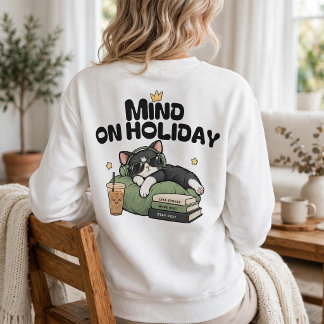 Mind On Holiday Cosy Cat Sweatshirt