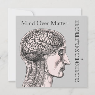 Mind Over Matter Brain Neuroscience Invitations