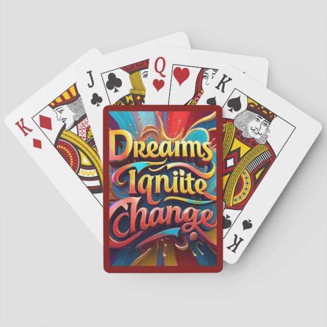 "Mind Over Matter" Playing Cards (Back)